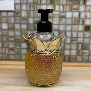 Bath & Body Works Gold Soap Dispenser